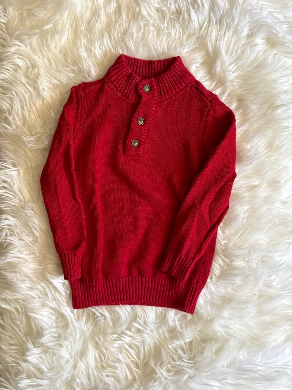 Quarter Button Sweater